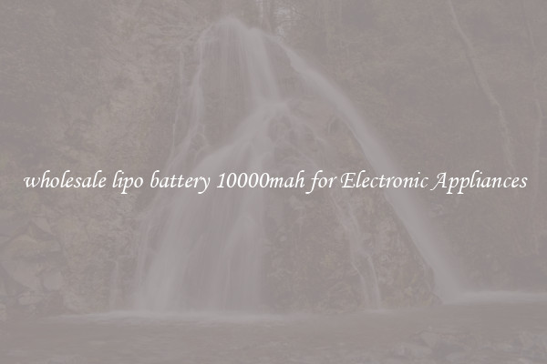 wholesale lipo battery 10000mah for Electronic Appliances