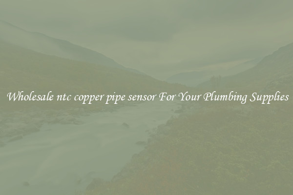 Wholesale ntc copper pipe sensor For Your Plumbing Supplies
