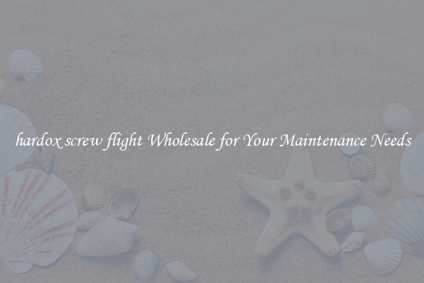 hardox screw flight Wholesale for Your Maintenance Needs